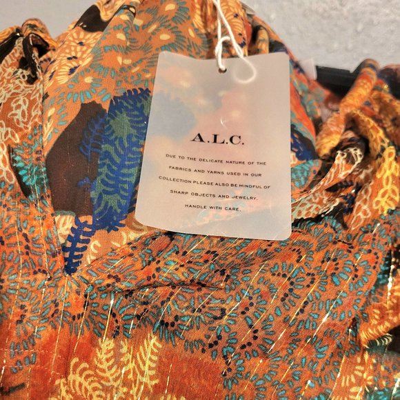 A.L.C Dana Metallic Striped Top - Picture 13 of 14